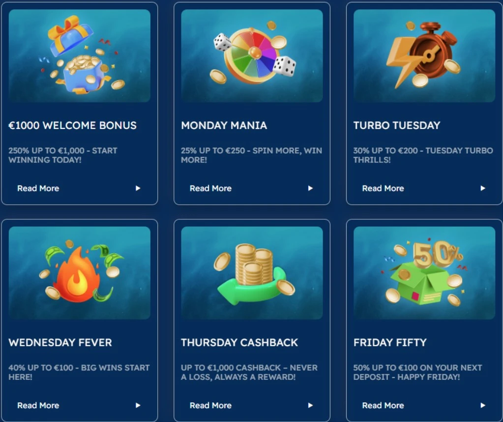 Bof casino bonuses.